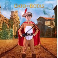 disfraz gato con botas - dia del libro - cuentos clasicos  _ nino